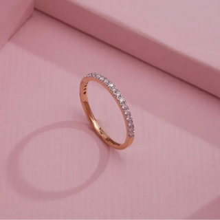 yellow gold lab grown diamond wedding band
