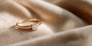 Baguette Lab Grown Diamond Engagement Rings