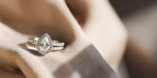 Double Band Lab Grown Diamond Engagement Rings