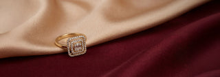 Art Deco Lab Grown Diamond Engagement Rings