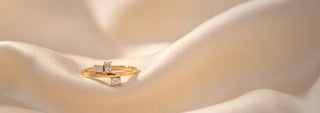 Baguette Lab Grown Diamond Engagement Rings