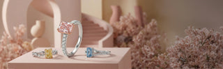 Coloured Lab Grown Diamond Engagement Rings