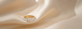 Infinity Band Lab Grown Diamond Engagement Rings by Reia Diamonds