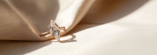 Kite Cut Lab Grown Diamond Engagement Ring
