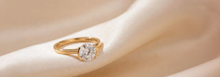 Round Cut Lab Grown Diamond Engagement Rings