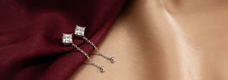 Solitaire Lab Grown Diamond Earrings