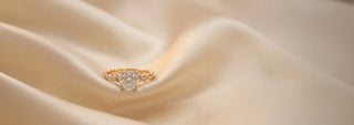 Twisted Band Lab Grown Diamond Engagement Rings