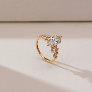 Marquise Floral Bloom Diamond Ring