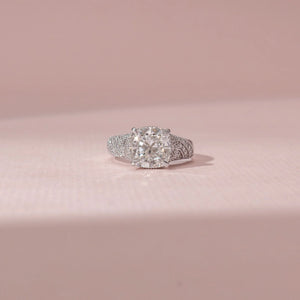 Sparkling Centre Accent Diamond Ring