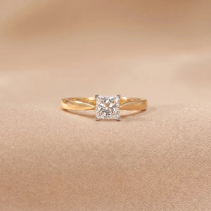 Timeless Princess Square diamond Ring