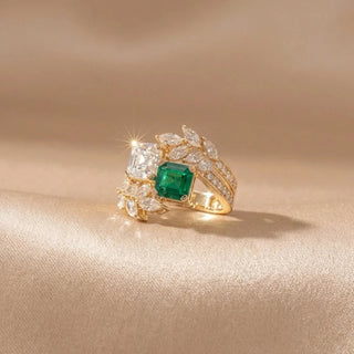 Royal Garden Cluster diamond Ring