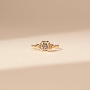 Classic Cushion Frame Diamond Ring