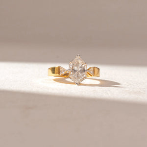 Shield Cut Luxe diamond Ring