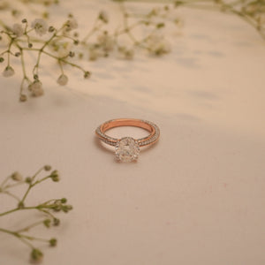 Golden Promise Round Diamond Ring