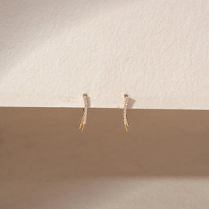 Celestial Arc Slider Diamond Earring