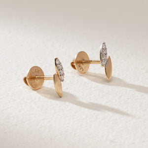 Gleaming Petite Diamond Stud Earrings