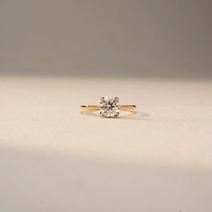 Classic Golden Brilliance Charm Ring