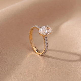 Pure Oval Sparkle diamond Ring