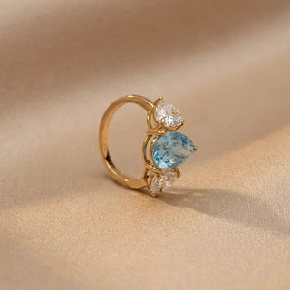 Timeless Ocean Sparkle Diamond Ring