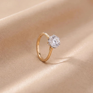 Pure Round Light Diamond Ring