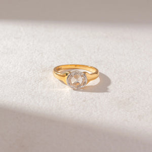 Sleek Round Centre diamond Ring
