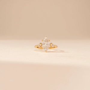 Ethereal Marquise Solitaire Diamond Ring