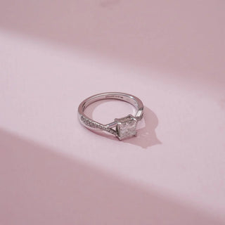 Radiant Curve Solitaire Diamond Ring