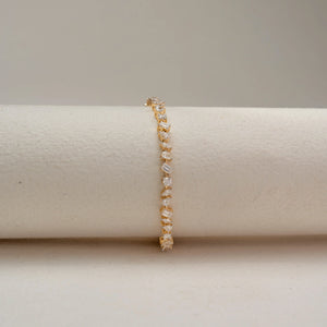 Graceful Diamond Tennis Glow Bracelet