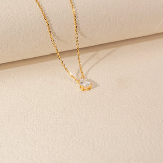 Elegant Pear Drop Diamond Pendant