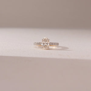 Pure Oval Sparkle diamond Ring