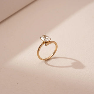 Celestial Bond Oval Diamond Ring