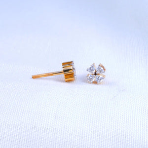 Bloom Luxe Diamond Stud Earrings