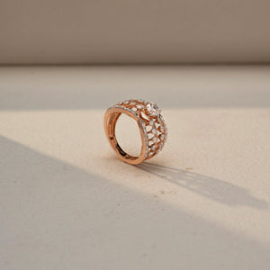 Luxurious Vintage Diamond Statement Ring