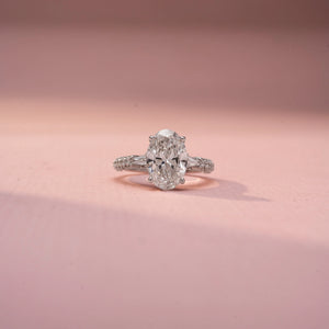 Charming Diamond Sparkle Halo Ring