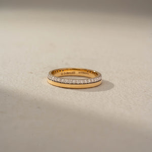 Modern Chevron Diamond Style Ring