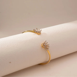 Radiant Sunrise Diamond Cuff Bracelet