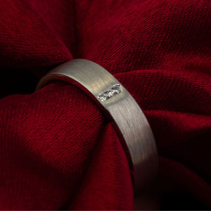 Modern Fusion Mens Diamond Ring