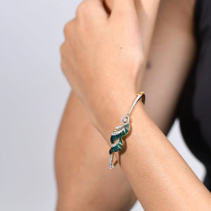 Green Oasis Diamond Bracelet