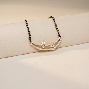 Romantic Floral Glow Charm Mangalsutra