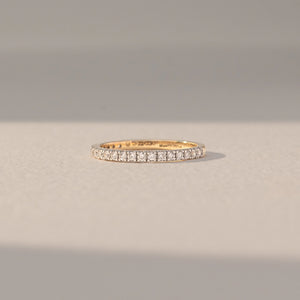 Minimal Pavé Eternity diamond Ring