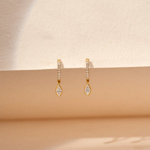 Luxe Marquise Radiance Diamond Earring