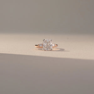 Bold Cushion Glow Diamond Ring