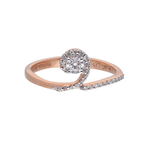 Astral Twist Diamond Ring