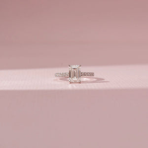 Dazzling Emerald Cut Diamond Ring