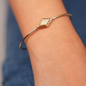 Geometric Spark Diamond Bracelet