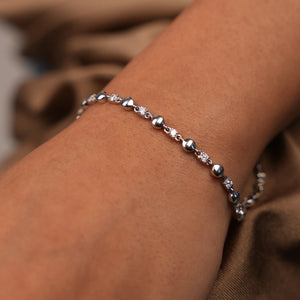 Diamond Dewdrop Chain Bracelet