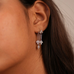 Chandelier Drop Diamond Earrings