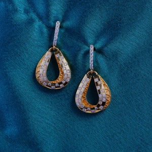 Art Deco Diamond Drop Earrings