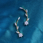 Blooming Branch Diamond Earrings