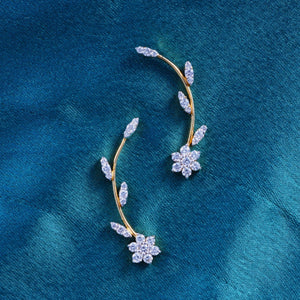 Blooming Branch Diamond Earrings